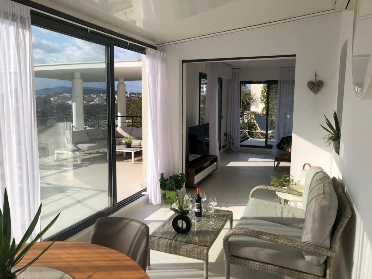 Appartement Montfleury, 2 Terrasses, 2 Chambres , 2 Sdb , Pkg Prive Piscine, 15 Min Walk To Croisette Beach And Palais Des Festivals Канны Экстерьер фото